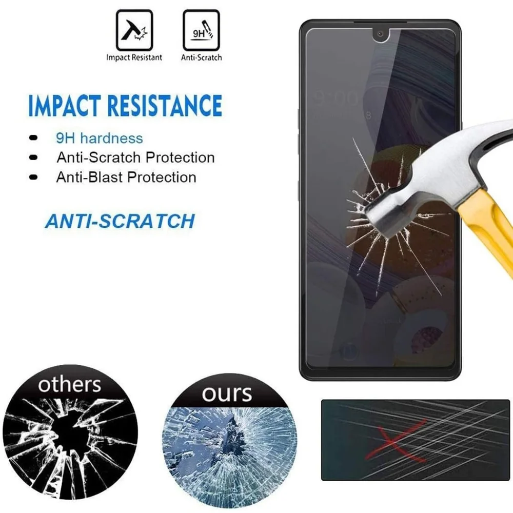 2 LG Stylo 6 Anti-Spy Screen Protectors